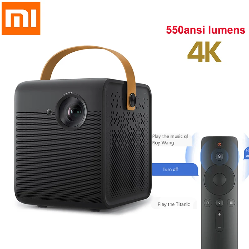

Xiaomi Fengmi M055FCN Smart DLP Home Projector Full HD 1080P 550Ansi Lumens Android Side Projection Support 4K 3D USB3.0 HDMI
