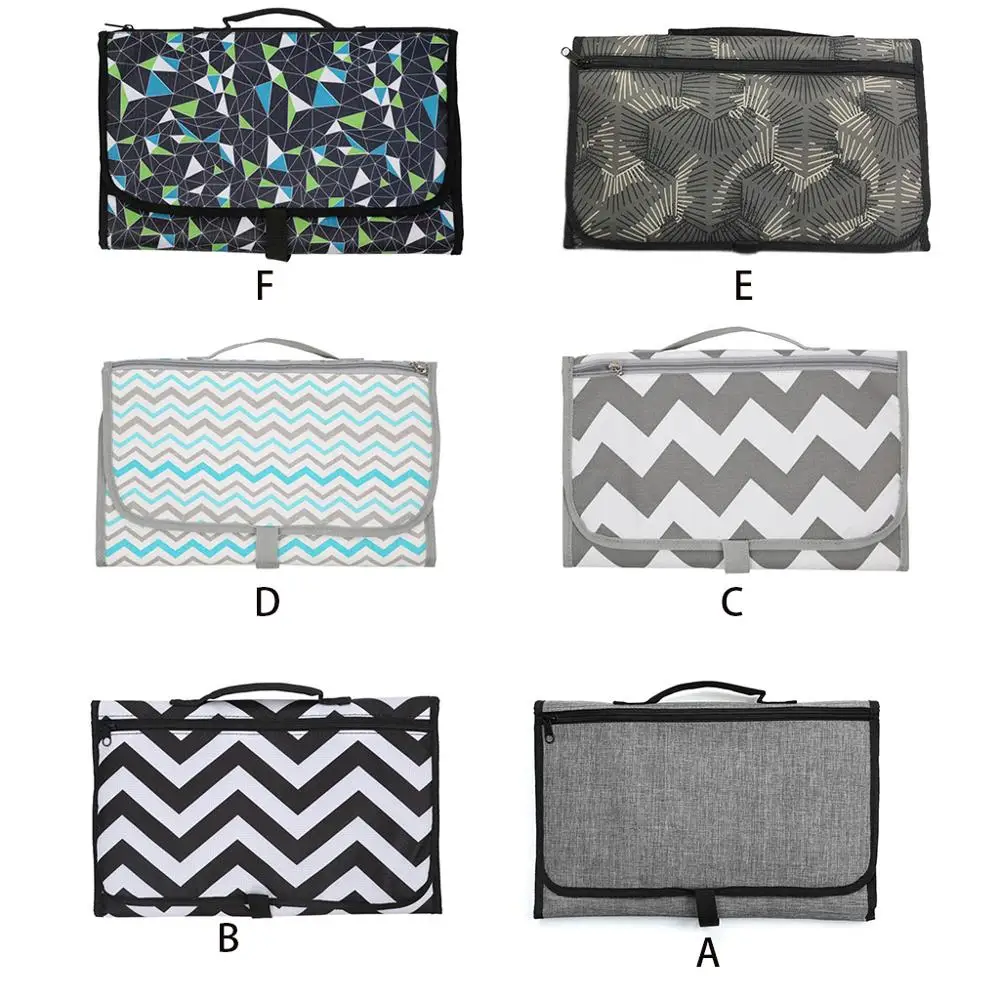 1pc Multifunction Portable Diaper Changing Bag Pad Folding Bag Baby Changing Mat
