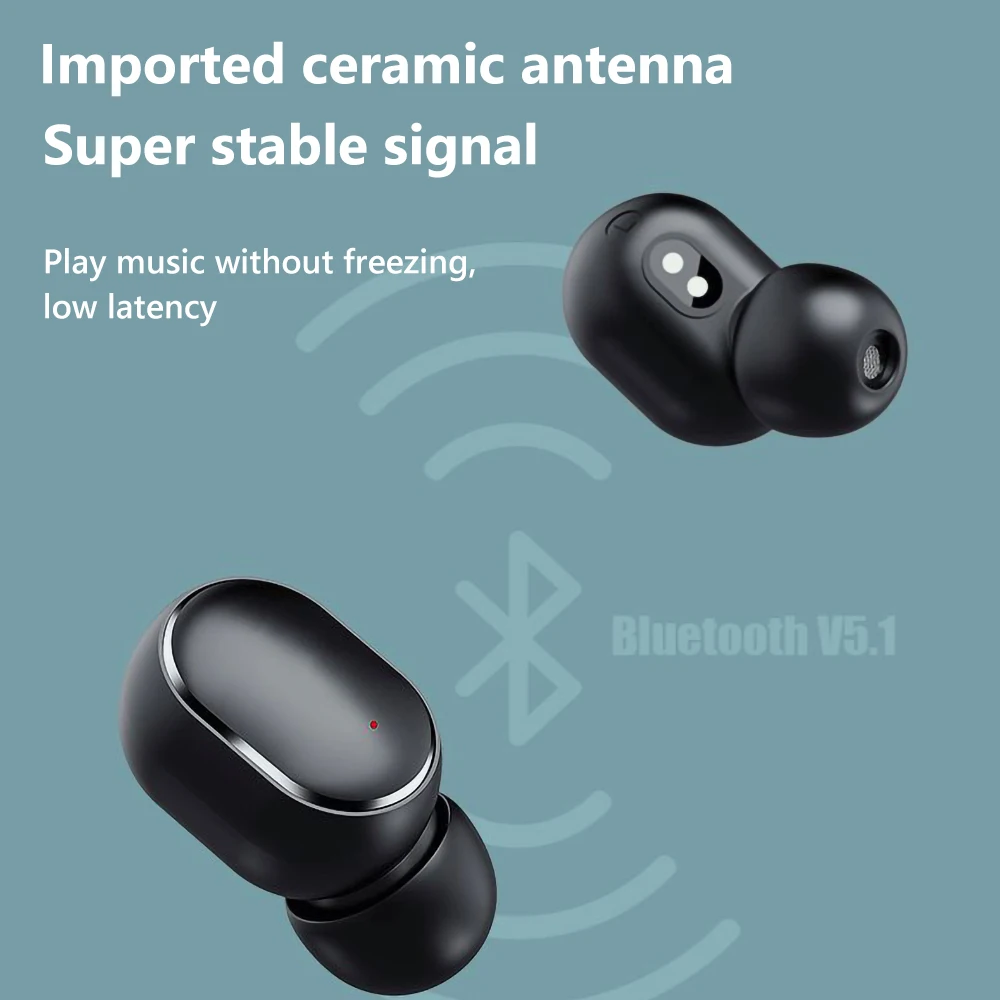 Наушники вкладыши TWS Bluetooth наушники IPX5 Водонепроницаемый светодиодный Дисплей
