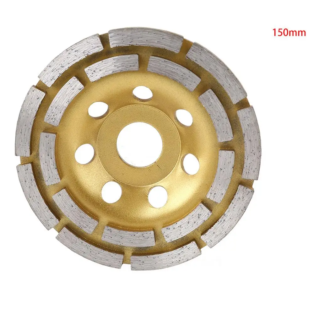 Алмазный сегмент шлифовальный круг чашка диск шлифовальный станок бетон гранит камень резка - Наружный диаметр: 150 мм