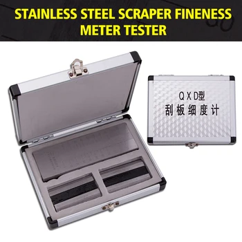 

Surface Roughness Testers Single Groove Stainless Steel Scraper Fineness Meter Tester 0 to 25 50 100 150UM Measuring Instruments