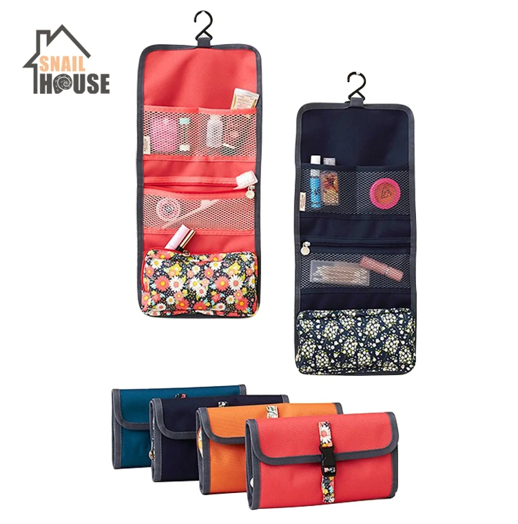 

Snailhouse Large-capacity Floral Folding Wash Bag Travel Storage Bag Unfolding Cosmetic Hanging Organizer