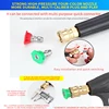 High Pressure Mix Color Quick Connector 1/4" Car Washing Metal Jet Lance Nozzle For Water Gun 3