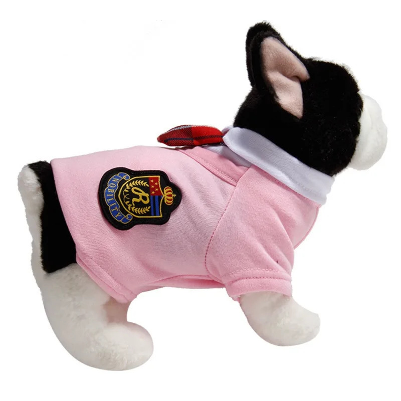 Pet Skirts for Dogs Campus Style Lovers Outfit Small Dog Puppy Plaid Dog Dress Hoodie Sweatshirts Pet Clothes Clothing
