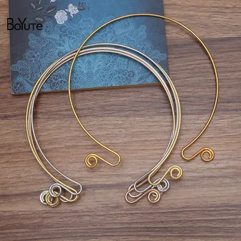 

BoYuTe (5 Pieces/Lot) 155*2.5MM Metal Brass Collar Choker Handmade Materials Diy Jewelry Accessories Wholesale