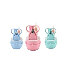 4 шт набор по уходу за ребенком машинки для стрижки ногтей, набор для ногтей Ножницы ребенок кусачки для ногтей маникюрные ножницы для носа и нос пинцеты для чистки инструмента