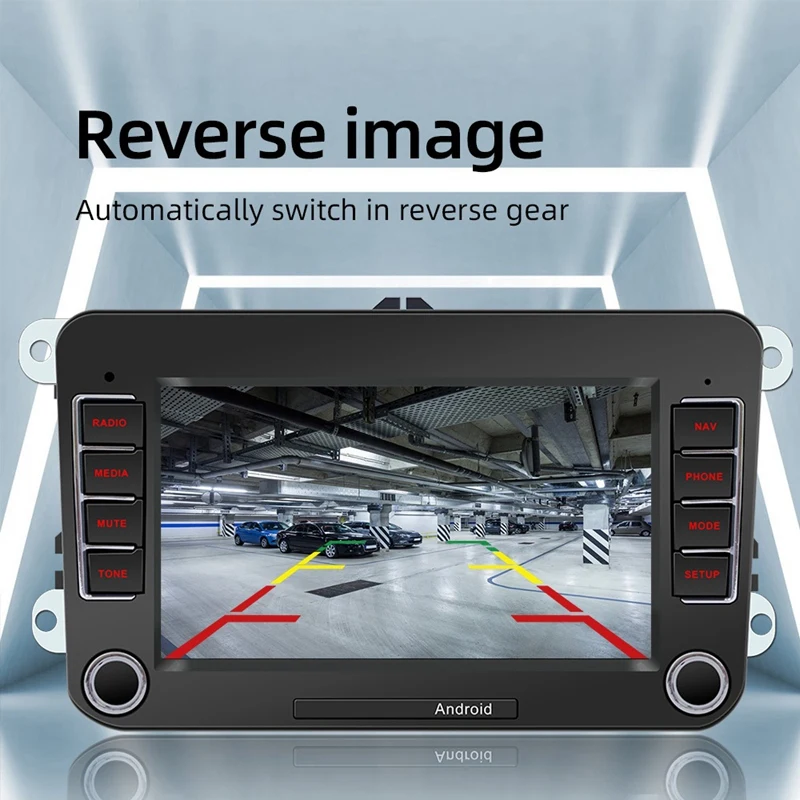 7 Inch 2 DIN Android GPS Bluetooth Car MP5 Player Fit for Jetta Passat Skoda Beetle