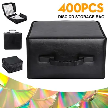 

400Pcs Large Capacity Disc CD DVD Bag Storage Organizer CD DVD Carrying Case Sleeve Wallet Cover Box For Home Car CD DVD Package