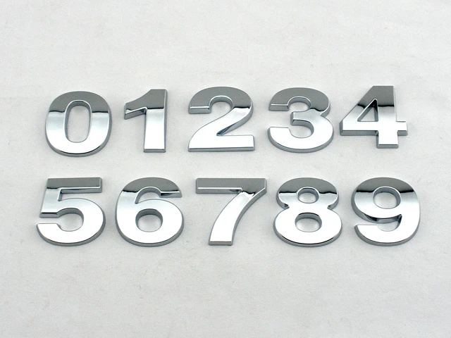 Mailbox Numbers Street Address Vinyl Decal (E-004q) (D#GN2AE4U)