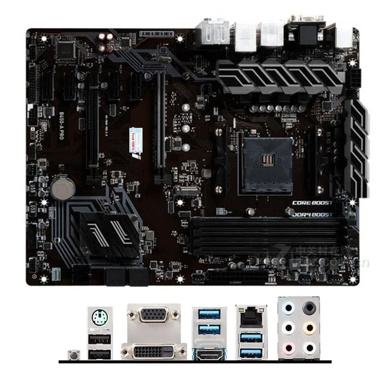 Материнская плата для ПК MSI B450-A PRO USB3.0 M.2 Nvme SSD AM4 DDR4 B450 | Компьютеры и офис
