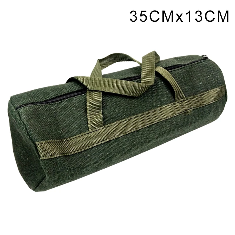 Thick Canvas Pouch Bags Storage Organizer Instrument Case Portable for Electrical Tool TS1 Easy to use tools, finishing portable leather tool bag Tool Storage Items