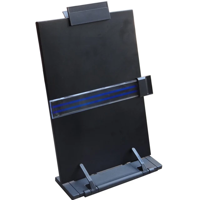 Metal Book Stand With 6 Adjustable Angles & Page Clip - Foldable Reading Holder For Cookbooks, Tablets, Textbooks - View #7