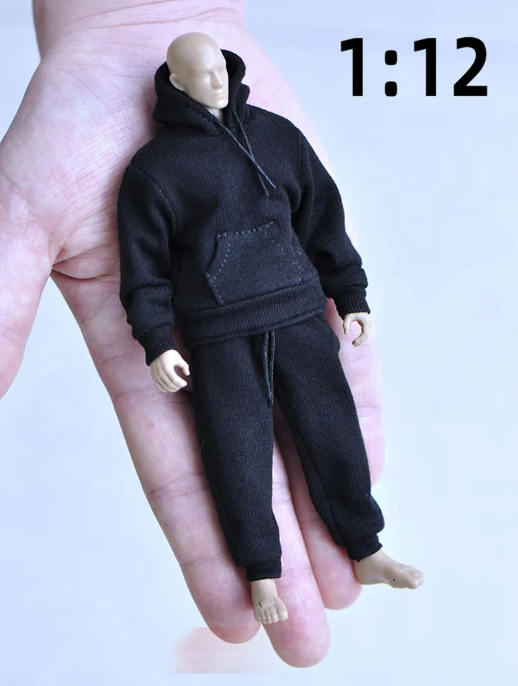 AMITD Vêtements Pour Homme à L'échelle 1/12, Manches Courtes