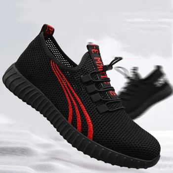

Indestructible Shoes Men and Women Steel Toe Cap Work Safety Shoes Puncture-Proof Boots Lightweight Breathable Sneakers