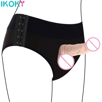 Sex products for Woman Wearable Sex Toys for lesbian Strapon Panties With O-Rings Adjustable Ultra Elastic Strap-on Dildo Pants 1