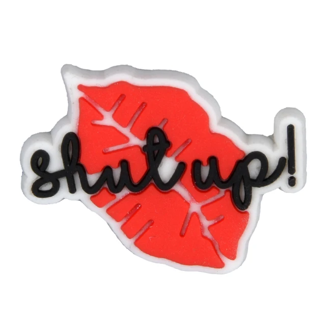 1Pcs Cool Words Doing Great Girls Croc Charms Shoes Accessories PVC JIBZ Buckle Charm for Croc Decorations Kids Party Gifts p6035