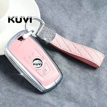 

Alloy Leather Remote Keyless Car Key Case Cover For BMW E30 E34 E36 E39 E46 F10 F11 F31 G30 M1 M2 X1 F48 X3 X4 X5 Fob Shell Case