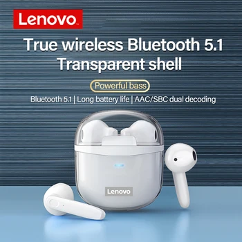 Original Lenovo XT96 Bluetooth 5.1 Headphone With Mic TWS Wireless Earbuds AAC Stereo Bass Headsets Noise Cancelling Earphones 1