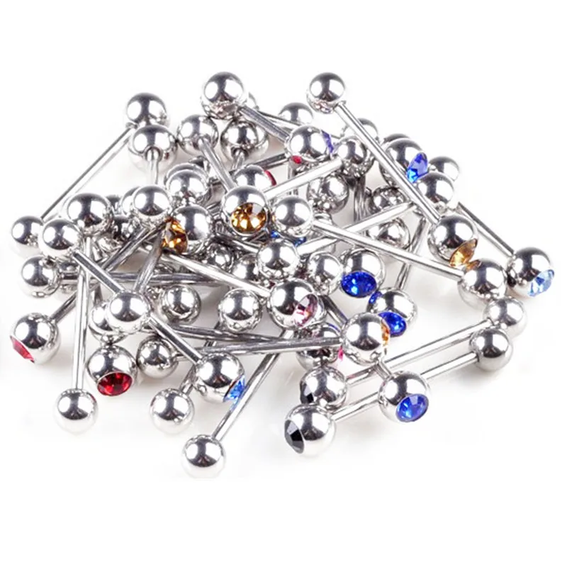 Stainless Steel Tongue Lot Nipple Piercing Bulk Barbell Tongue Piercing Pack Nipple Bar Set Pircing Lengua 5/10/20pcs piercing jewelry,body piercing jewelry,body jewelry