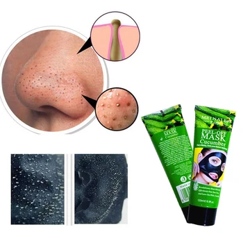

HANCHAN Skin Care Cucumber Facial Mask Moisturizing Oil Control Blackhead Remover Wrapped Mask Face Mask Shrink Pores Cleaning