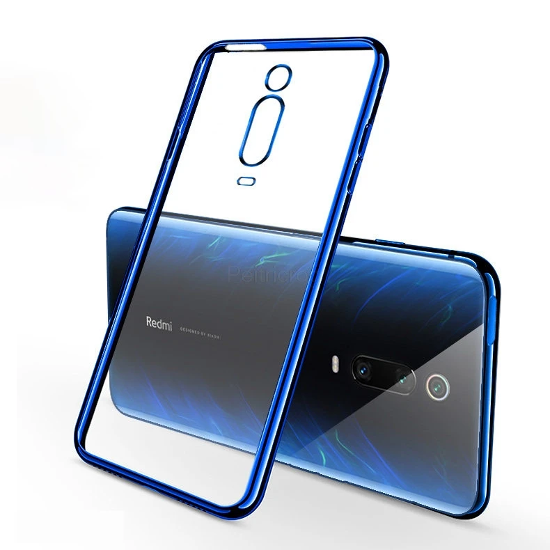 Мягкий прозрачный чехол из ТПУ с покрытием для Xiaomi Mi 9 SE 8 Lite CC9 A2 A3 F1 Прозрачный Redmi