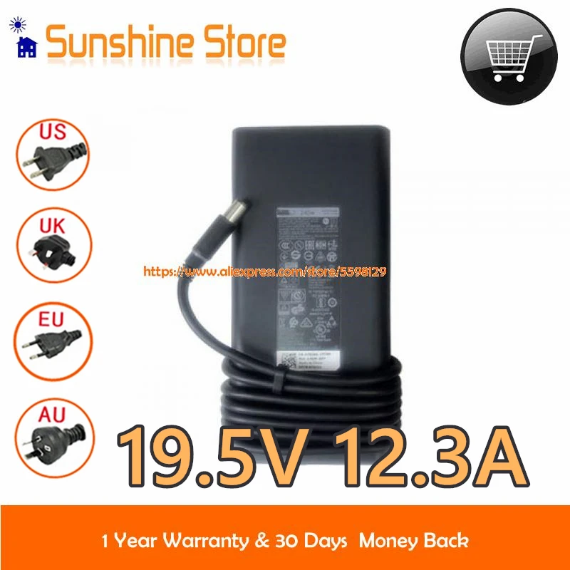 Натуральная 07XCR6 0J211H 0XM3C3 0Y90RR ADP-240AB B Мощность адаптер 240 Вт для Dell Alienware M17 M17xR2 R3 R4 R5