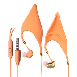 Новые маскарадные эльфийские уши наушники для детей праздничные подарки в ухо наушники с микрофоном 3,5 мм Проводная гарнитура