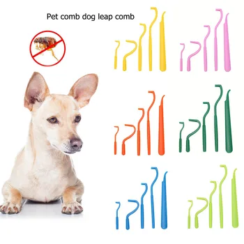

2/3/5Pcs Cat Dog Fleas Lice Comb Hook Plastic Horse Human Pet Cat Dog Comb Tick Remover Tools Dog Grooming Tools Dropshipping