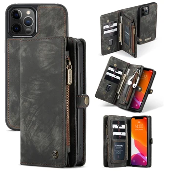 

Flip Wallet Case for IPhone 12 NEW Matte texture Phone Bag Cover for IPhone 12 pro Leather scratch-resistant wallet phone case