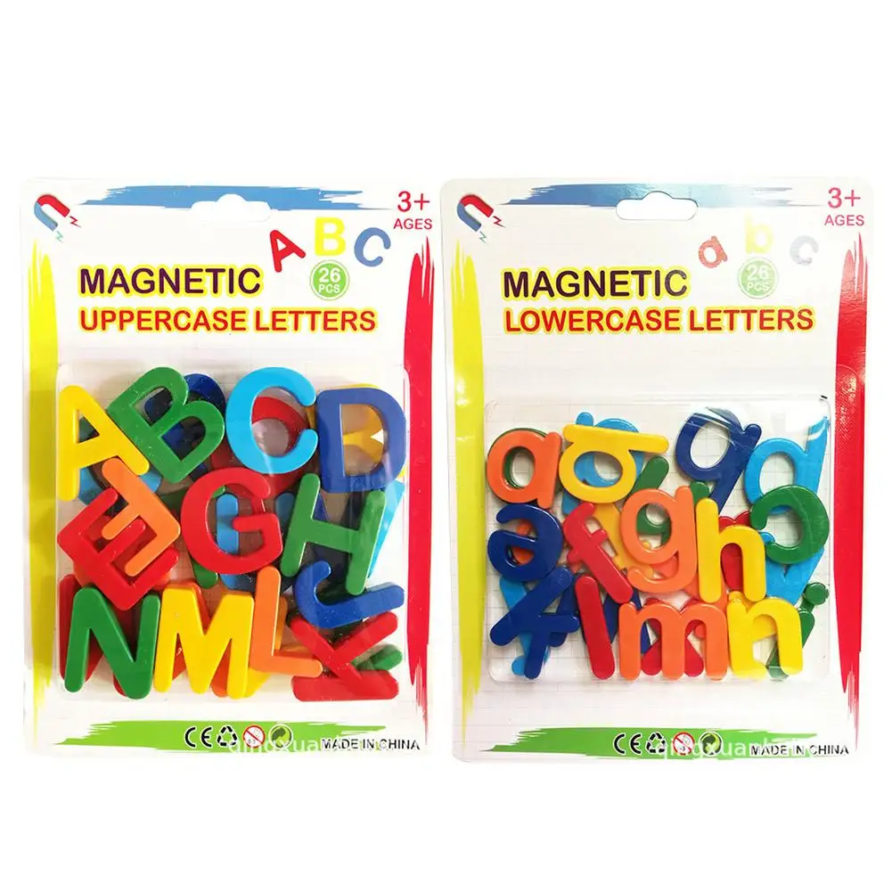21910 ABC Apprendimento Alfabeto ortografia MAGNETE Bambini Divertimento LETTERE MAGNETICHE IN LEGNO 