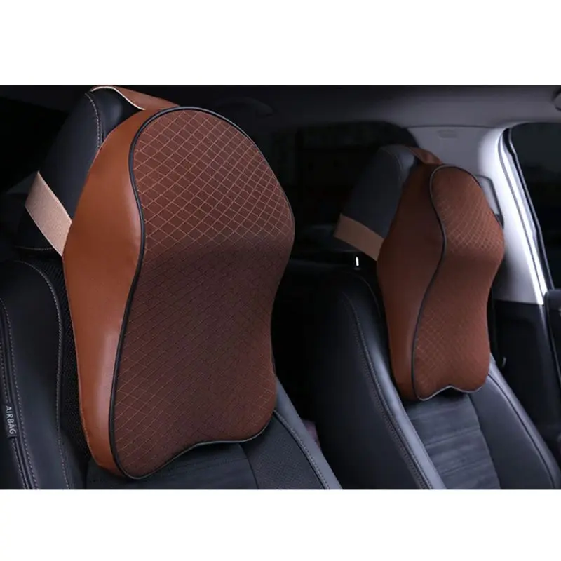 Автомобильная подушка для шеи 3D пены памяти авто подголовник Регулируемый дышащий Дорожная подкладка Поддержка Держатель сиденья G6KC