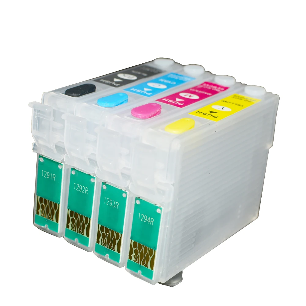 T1291 многоразовый чернильный картридж для Epson SX420W SX440W SX430W SX230 SX235W SX425W SX438W SX525 +
