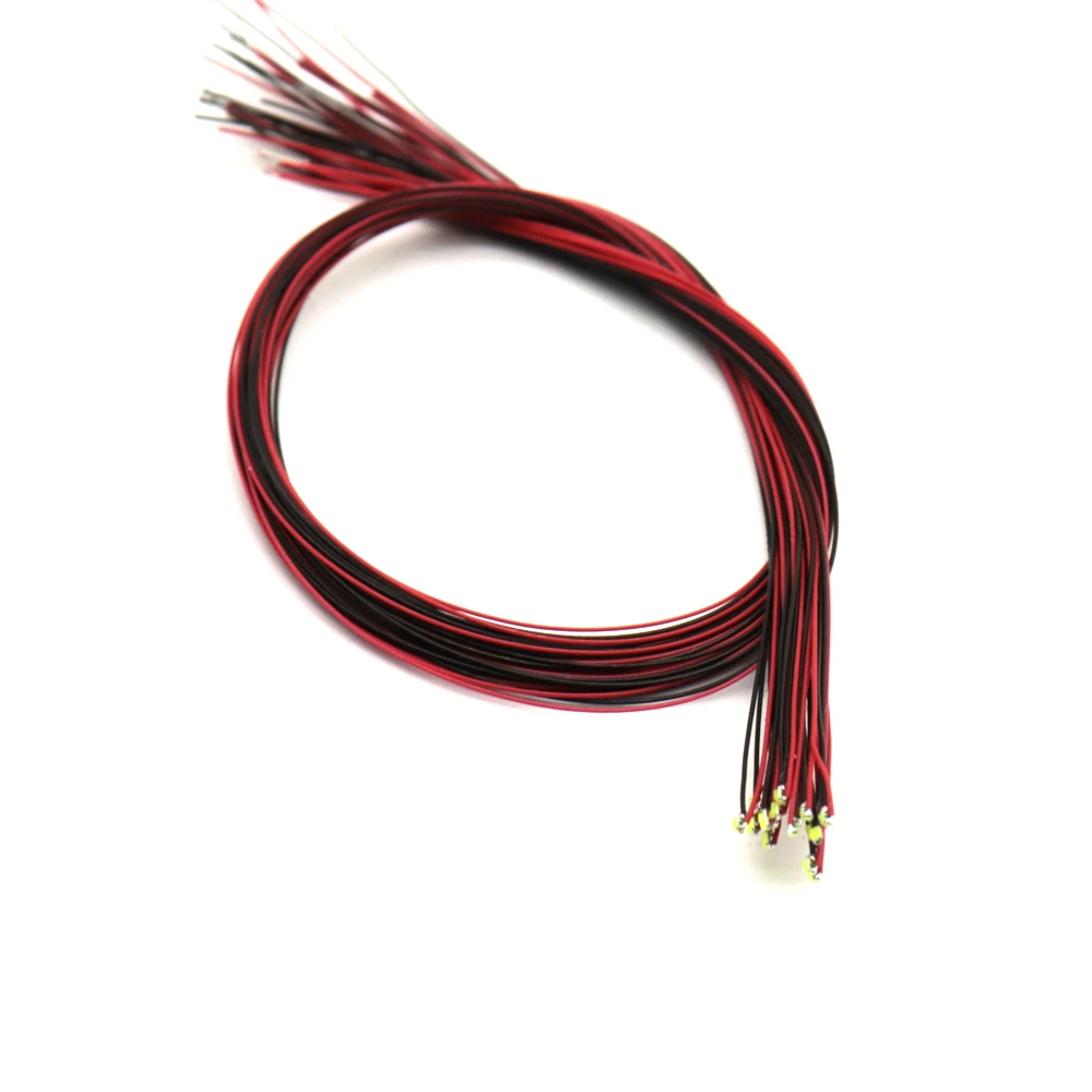 SMD Led Strip Wired  Lighting System Models  Train HO N OO Scale Train Pre-soldered Micro Litz Wired LED Leads 3
