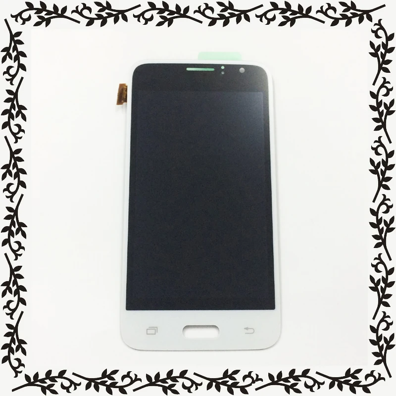 Ceny Do Samsung Galaxy J1 2016 ekran LCD J120 SM J120F wyświetlacz J120M J120H J120G Panel LCD z ekranem dotykowym montaż czujnika digitizera