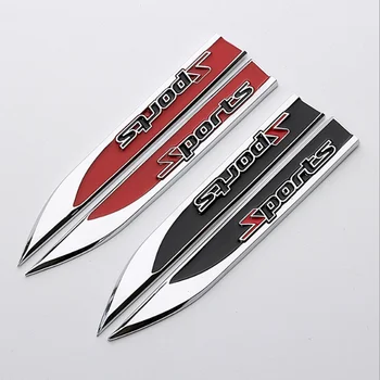 

1Pair 3D Metal Car Wing Right & Left Side Badge Fender Emblem Car Sticker for Citroen C1 C2 C3 C4 C5 Fiat 500 600 Holden