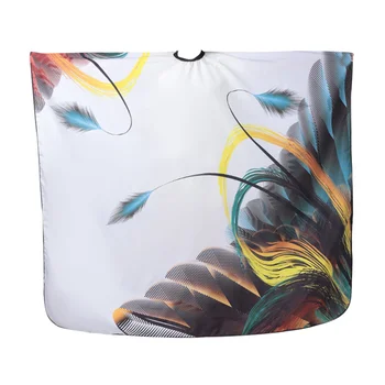 

1Pc Hairdressing Wai Cloth Haircutting Apron Waterproof Cape Breathable Cloak White