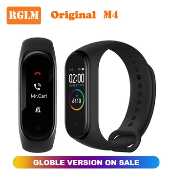 

RGLM M4 Smartband Fitness Tracker Smart Bracelet Blood Pressure Heart Rate Monitor Waterproof fpr Smart Band M4 Wristband
