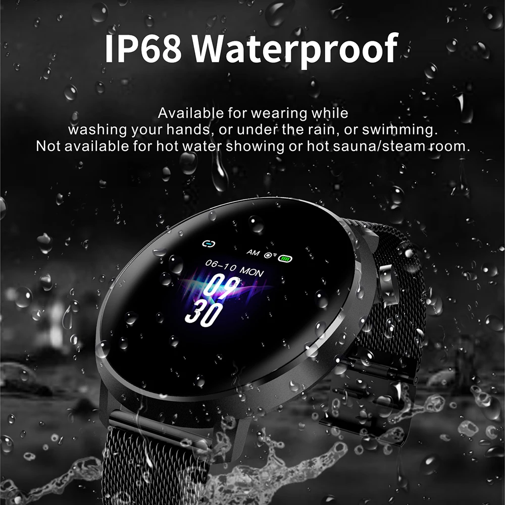C10 Смарт-часы IP68 водонепроницаемый монитор кровяного давления сердечного ритма Смарт-часы фитнес-трекер для детей мужчин и женщин