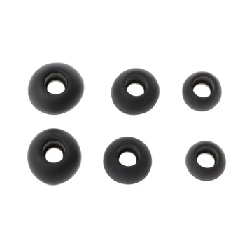 

12 Pairs(S/M/L) Soft Silicone Replacement Eartips Earbuds For Earphone Headphone MOLA