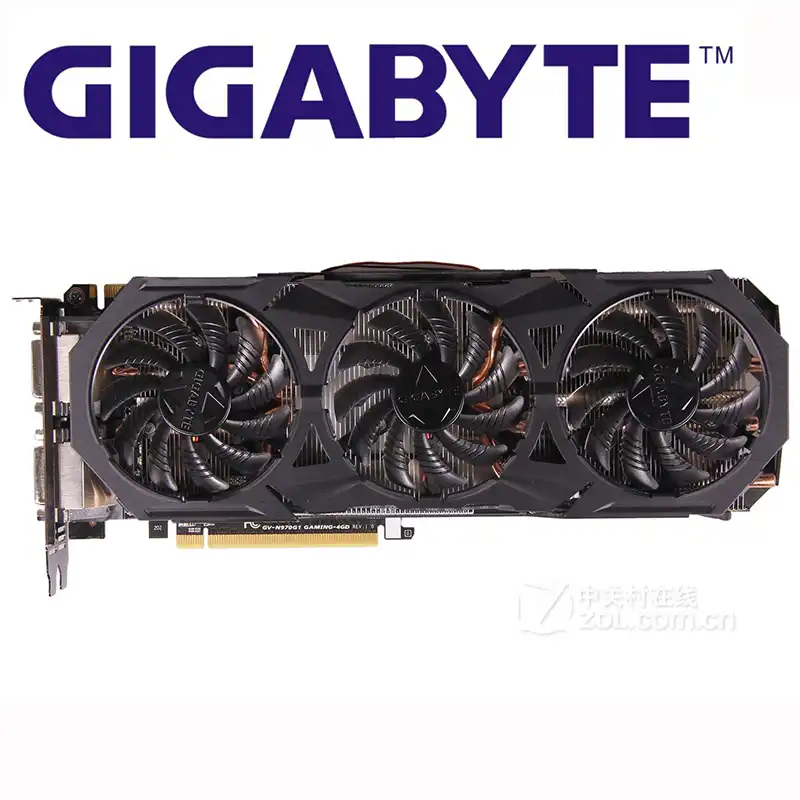 Gigabyte Gtx 970 4gb Graphics Cards Gddr5 256 Bit Gpu Video Card For Nvidia Geforce Gtx970 Gtx970 4gb Map Hdmi Dvi Cards Used Graphics Cards Aliexpress