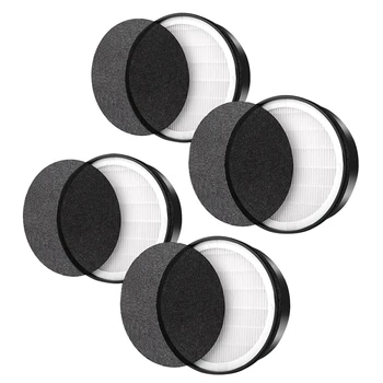 

4 Pack Filter Compatible for Levoit LV-H132 LV-H132-RF Air Purifier, True HEPA and Activated Carbon Filter Set