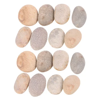 

16pcs Smooth Stones for Rocks Painting Kindness Stone Natural Rocks(Mixed Color)