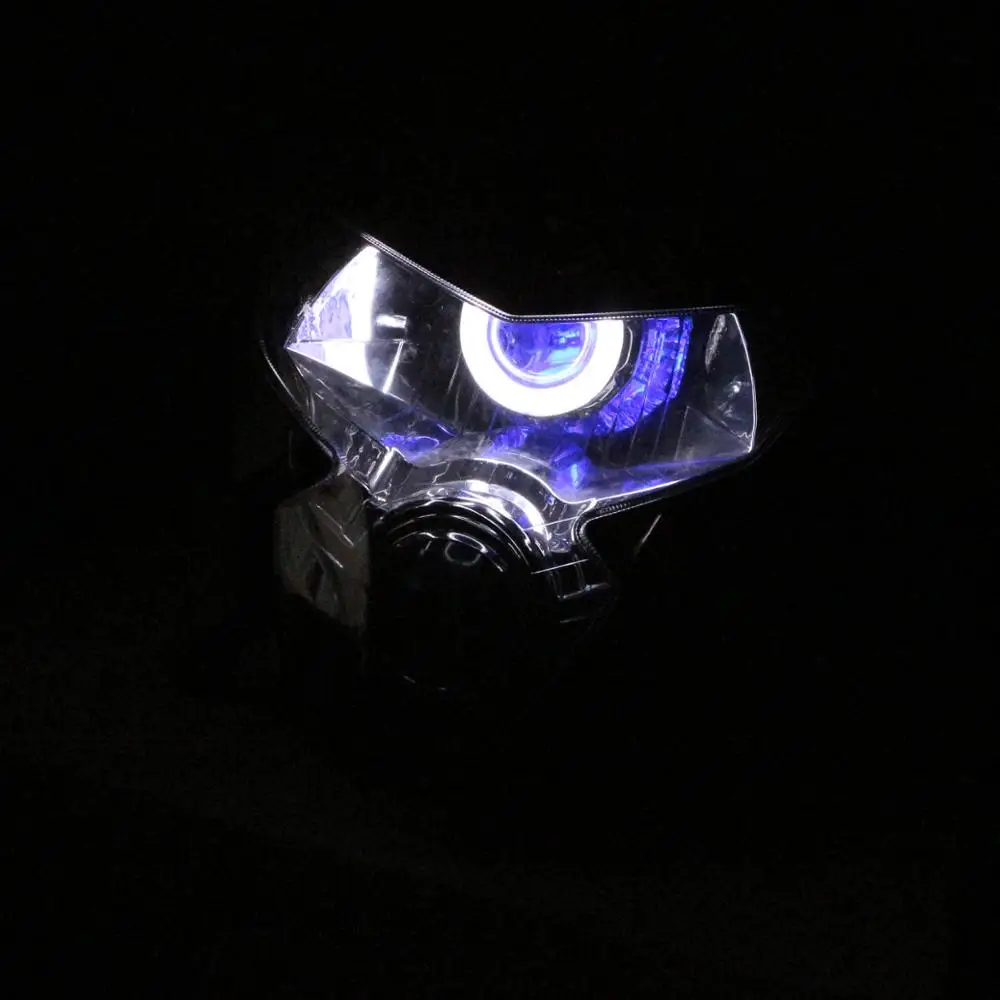 Ангел глаз HID проектор мотоцикл фара в сборе для GSX-R600 GSX-R750 GSXR600 GSXR750 2004-2005 K4 GSXR 600 750