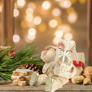 

Delicate Xmas Doll Adorable Friends Gift Ornament Santa Doll Christmas Doll for Friends Gift Ornament Christmas Decoration