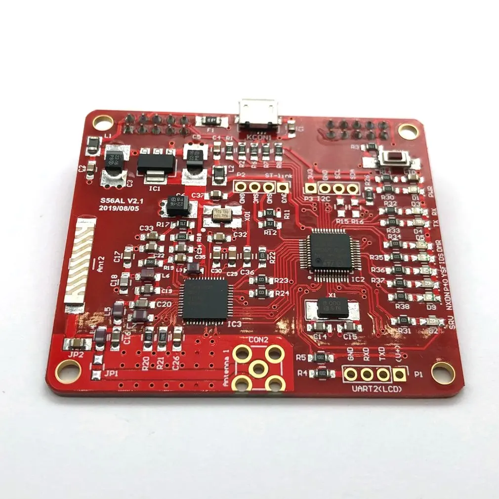 2,0 модуль точки доступа поддержка P25 DMR YSF NXDN для Raspberry Pi тип B 3B 3B+ с антенной платы Красный
