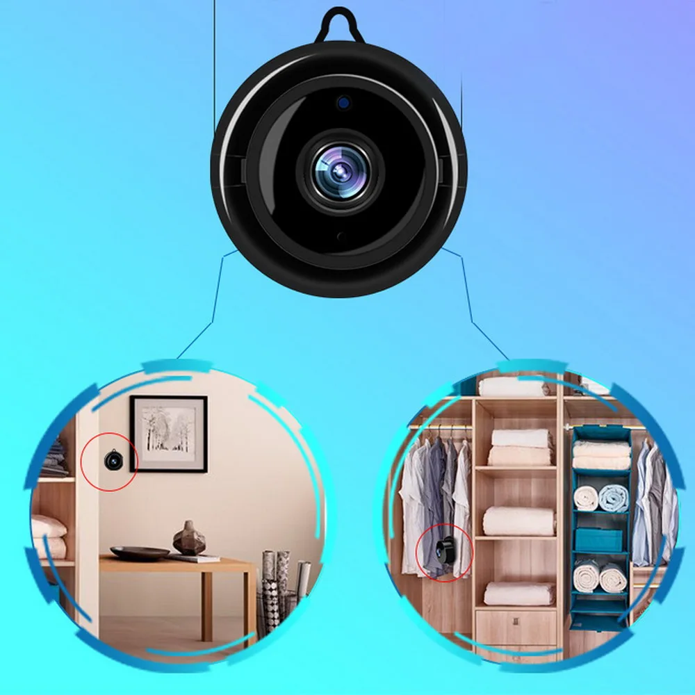 720P Мини IP камера беспроводная wifi CCTV камера с инфракрасным ночным видением 2 способа аудио трекер движения P2P домашняя камера безопасности