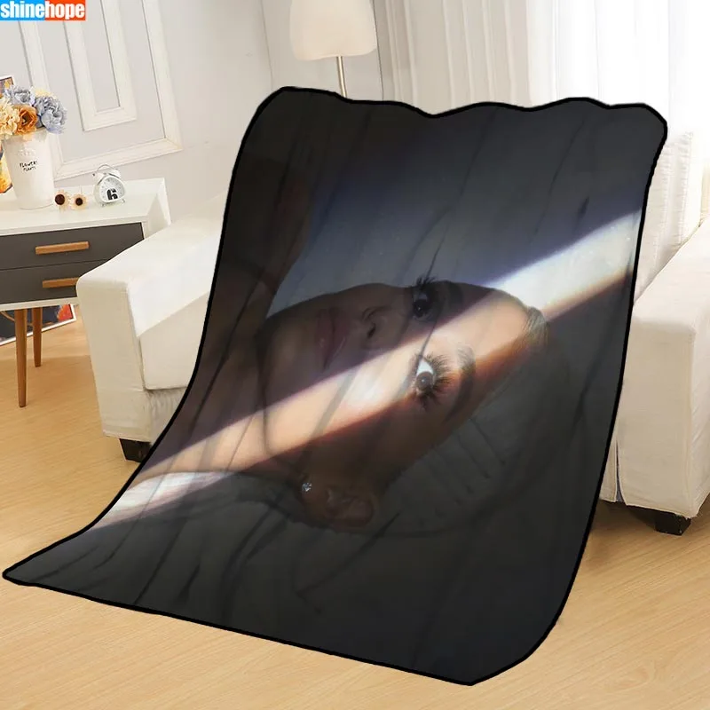 Blanket 16 Custom Ariana Grande Blankets for beds throw blanket soft blanket summer blanket anime blanket travel blanket Big Size 145X200cm - Цвет: Blanket 16
