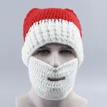 Рождественская шерстяная маска, шапки для мужчин и женщин, забавная осенне-зимняя теплая вязаная модная шапка, Рождественская Y