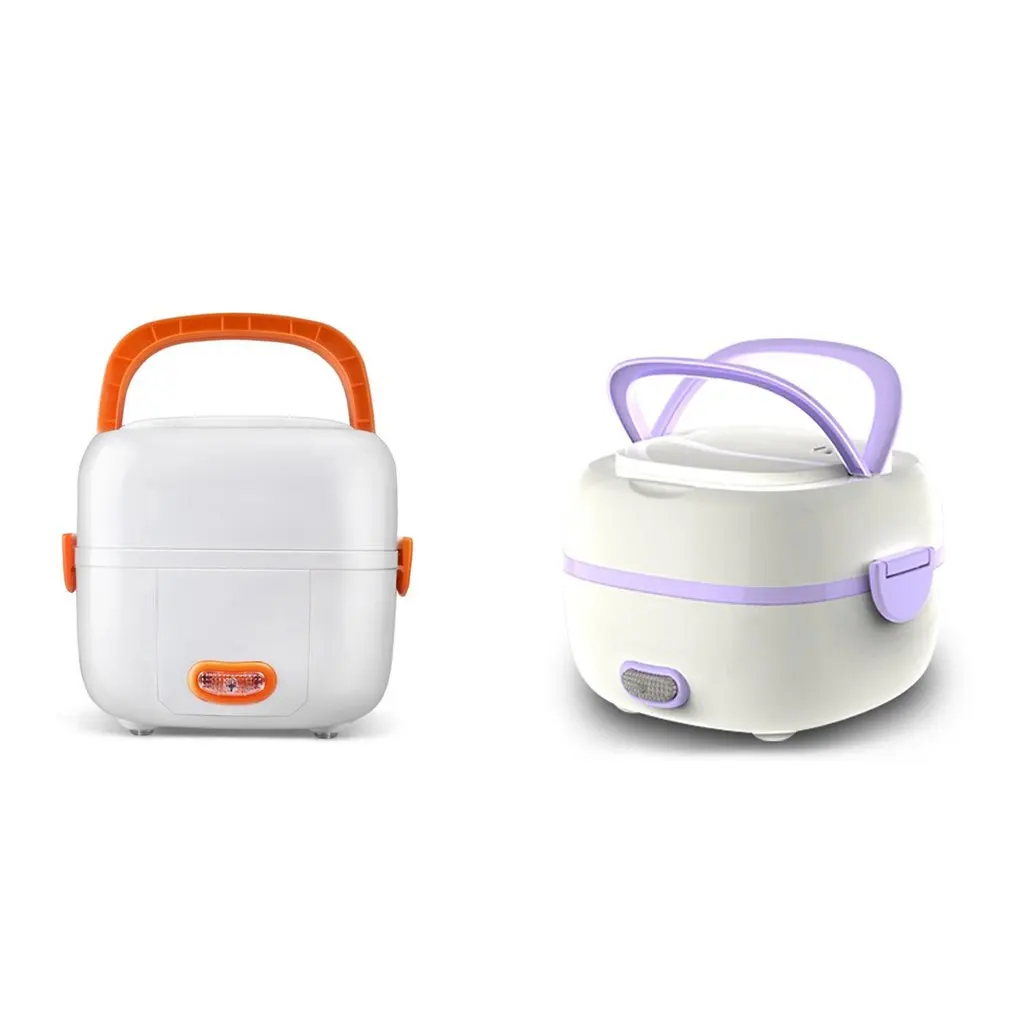 Multifunctional Electric Lunch Box Mini Rice Cooker Portable Food Heating Steamer Heat Preservation Lunch Box