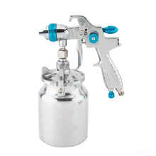 Воздушный Распылитель 1,7 мм распылитель для покрытия мебели, автомобильный Краскораспылитель 1000 мл, всасывающий Воздушный Распылитель, ручной распылитель для лака